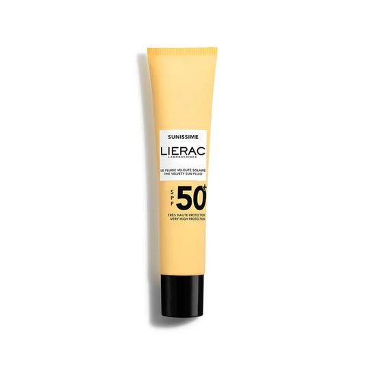 LIERAC Sunissime Le Fluide Velouté Solaire SPF50+ disponible en parapharmacie en ligne en Tunisie sur laparadulac.com