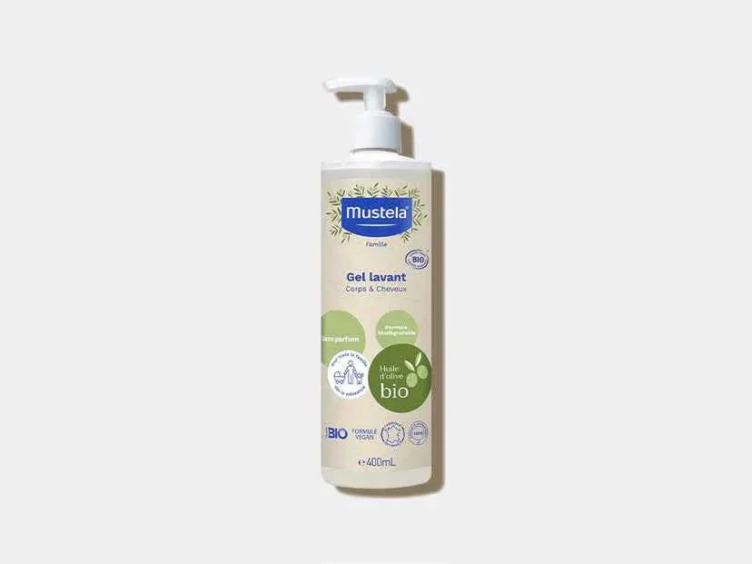 Mustela Gel lavant Corps & Cheveux 400mL bio sans parfum | La Para Du Lac