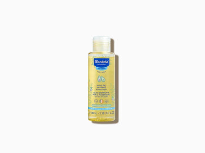 Mustela Huile de Massage 100ml à l'huile d'avocat pour bébé, hydratante et douce | La Para Du Lac