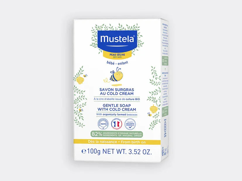 Mustela Savon Surgras au Cold Cream 100g pour peau sèche bébé - original authentique | La Para Du Lac