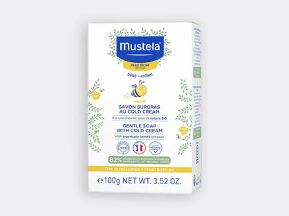 Mustela Savon Surgras au Cold Cream 100g pour peau sèche bébé - original authentique | La Para Du Lac