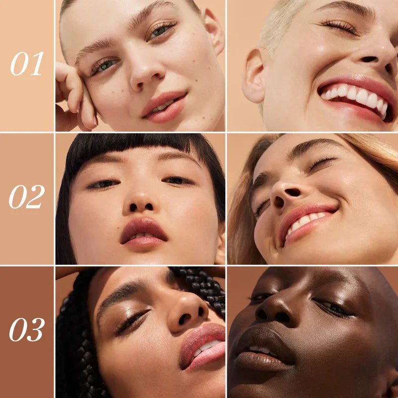 Visages diversifiés avec peaux naturelles et éclatantes, soins cosmétiques pour tous types de peau | La Para Du Lac