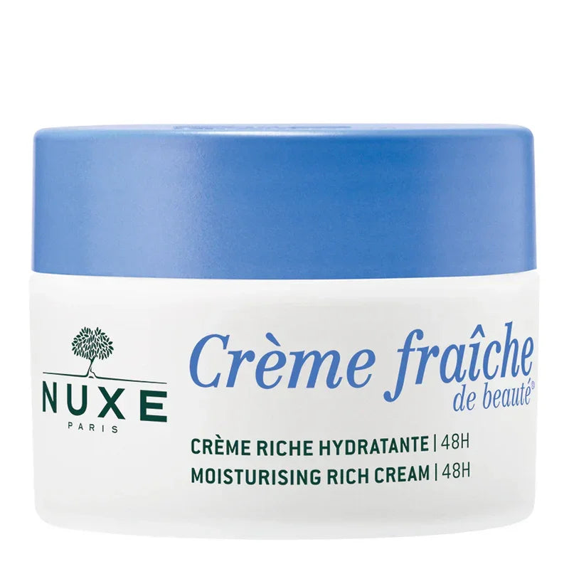 Nuxe Crème fraîche de beauté, crème riche hydratante 48H, peaux sèches | La Para Du Lac