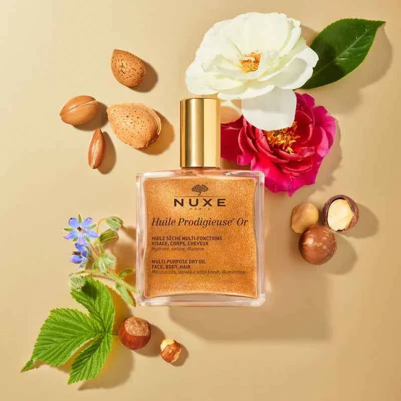 Nuxe Huile Prodigieuse Or multi-usage pour visage, corps et cheveux | La Para Du Lac