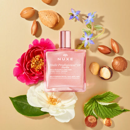 NUXE Huile Prodigieuse Or Florale parfum floral doux Tunisie - huile multi-usage luxe parapharmacie