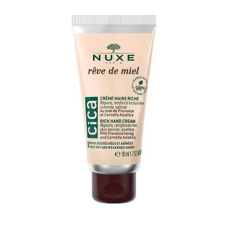 Nuxe Rêve de Miel Crème Mains Riche 50ml, répare et apaise les mains très sèches | La Para Du Lac