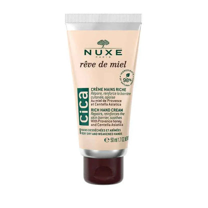 Nuxe Rêve de Miel Crème Mains Riche 50ml, répare et apaise les mains très sèches | La Para Du Lac