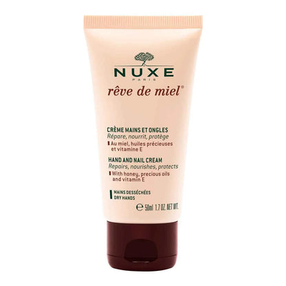 Nuxe Rêve de Miel crème mains et ongles 50ml, répare et nourrit les mains desséchées | La Para Du Lac