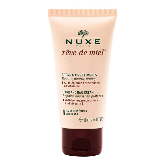Nuxe Rêve de Miel crème mains et ongles 50ml, répare et nourrit les mains desséchées | La Para Du Lac