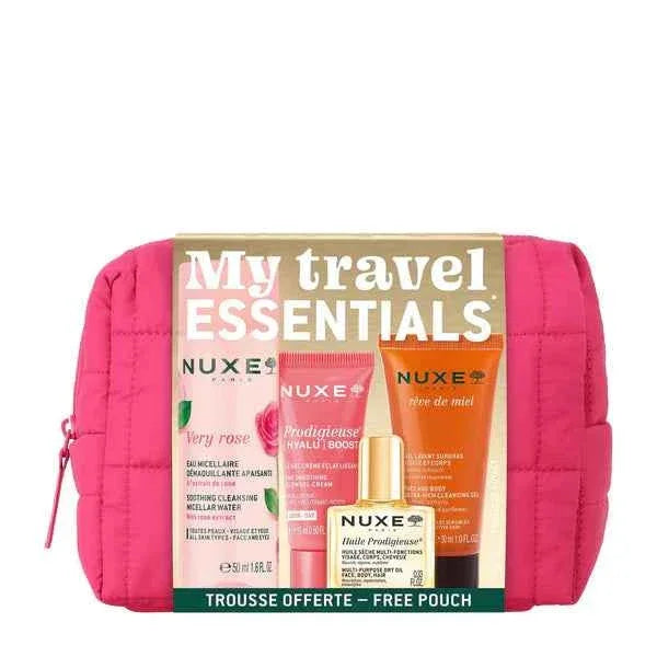 Nuxe My Travel Essentials coffret avec eau micellaire, crème et huile | La Para Du Lac