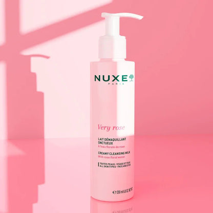 Nuxe Very Rose lait démaquillant onctueux 200ml pour tous types de peaux | La Para Du Lac