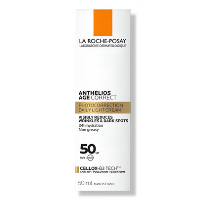 Soin solaire anti-rides La Roche-Posay Anthelios Age Correct SPF50 – parapharmacie Tunisie – disponible sur laparadulac.com

