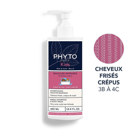 PHYTO KIDS Shampooing douche démêlant pour cheveux et corps – disponible sur laparadulac.com, parapharmacie en ligne en Tunisie

