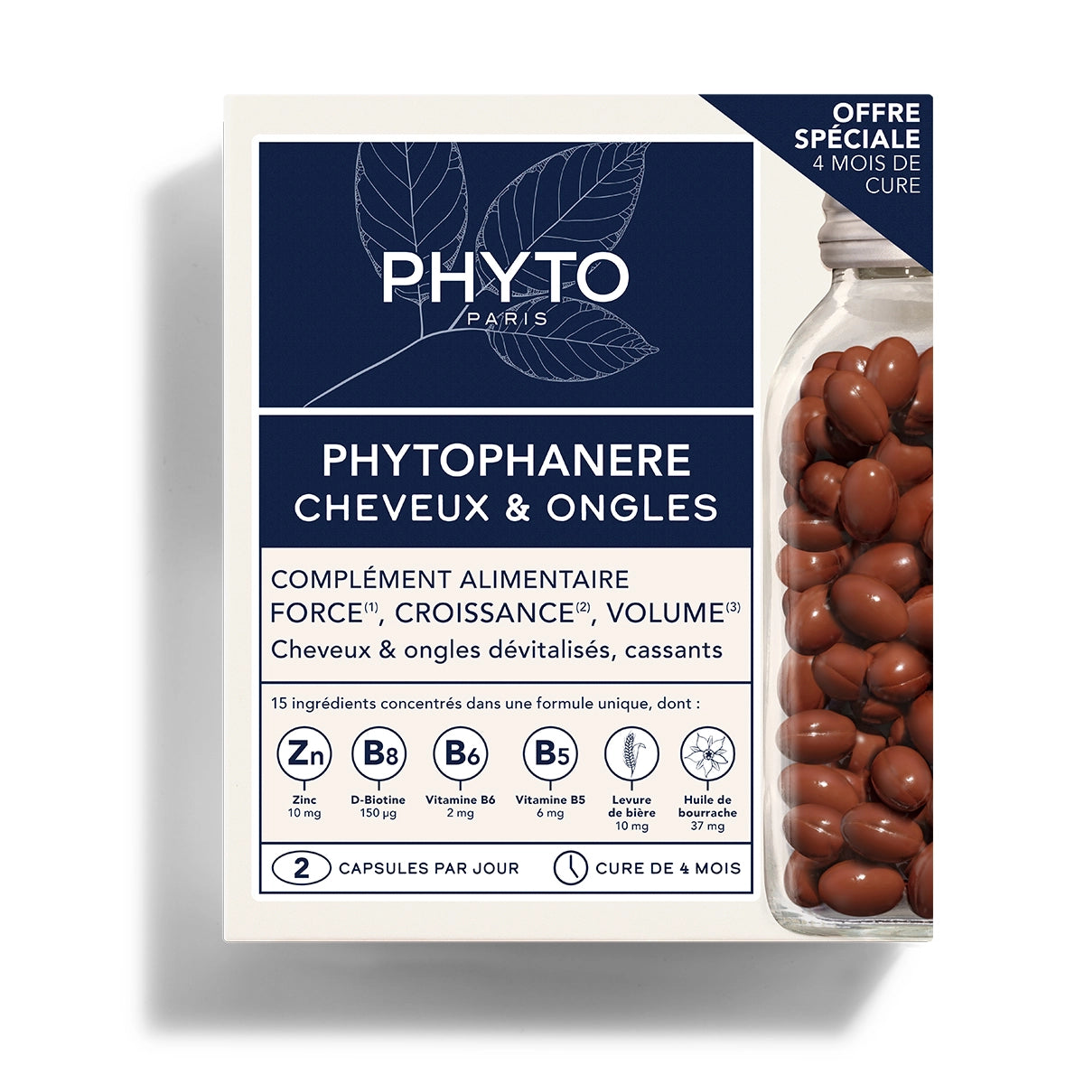 PHYTOPHANÈRE Complément Alimentaire Anti-Chute – fortifiant cheveux et ongles – vente en Tunisie sur laparadulac.com