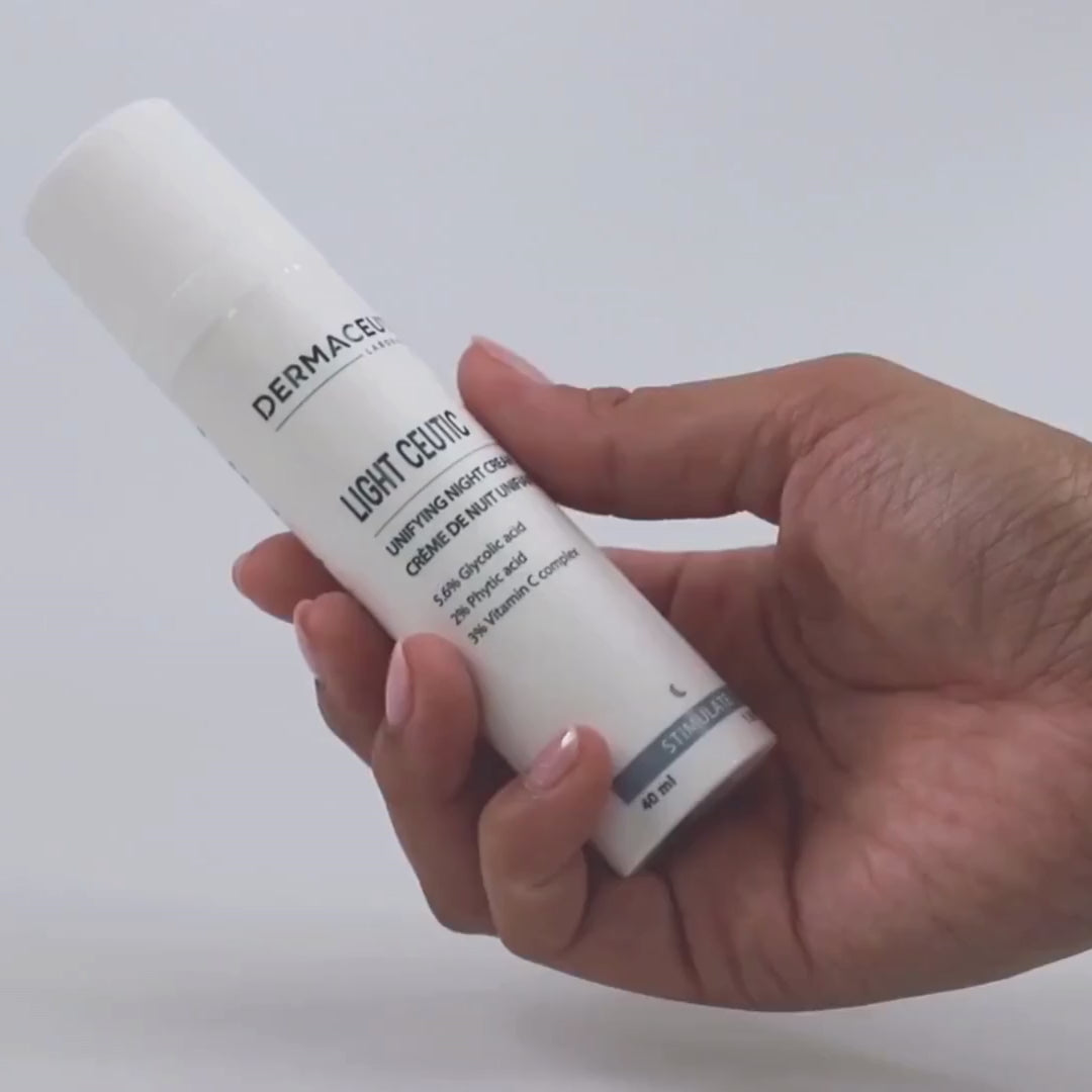 Crème de nuit Dermaceutic Light Ceutic 40ml en vente sur laparadulac.com, parapharmacie Tunisie – soin anti-taches et éclat du teint.