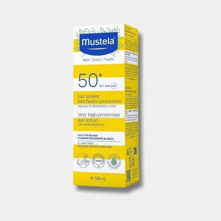 MUSTELA Pack N°3 – Lait Solaire SPF50+ & Huile Vergetures BIO −50% Tunisie original authentique - parapharmacie en ligne La Para Du Lac