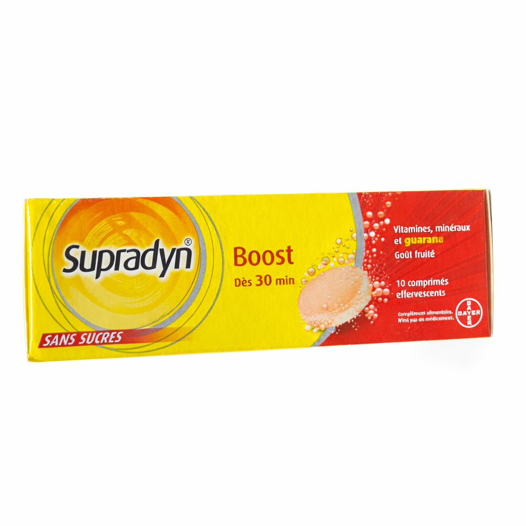 Supradyn Boost B/10 Bayer Tunisie – complément énergie anti-fatigue | parapharmacie en ligne La Para Du Lac, livraison rapide
