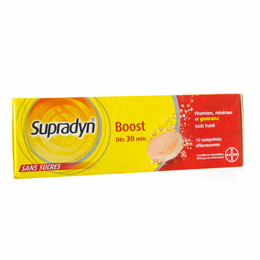 Supradyn Boost B/10 Bayer Tunisie – complément énergie anti-fatigue | parapharmacie en ligne La Para Du Lac, livraison rapide
