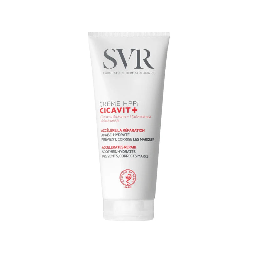 SVR Cicavit+ Crème HPPI réparatrice et apaisante contre les marques, disponible sur La Para du Lac Tunisie.