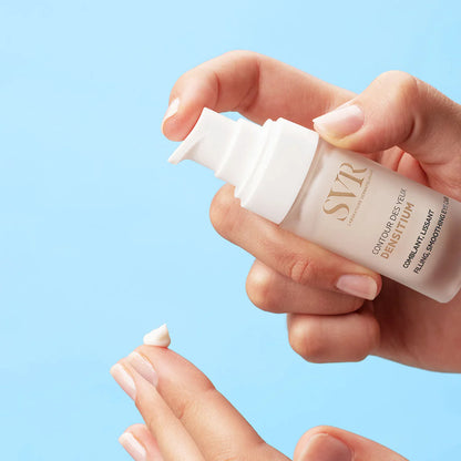 "Texture crème onctueuse du soin SVR Densitium Contour des Yeux pour un regard lissé et hydraté - Produit dermo-cosmétique SVR disponible en livraison rapide sur La Para du Lac Tunisie."