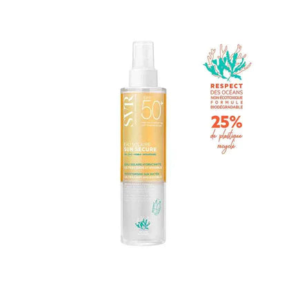 SVR Eau Solaire Sun Secure SPF 50+ hydratante, formule biologique | La Para Du Lac