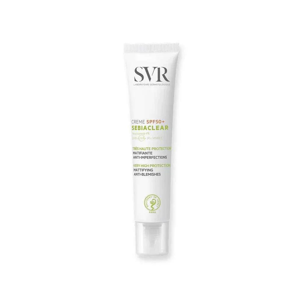 SVR Crème SPF50+ Sebiaclear matifiante anti-imperfections | La Para Du Lac