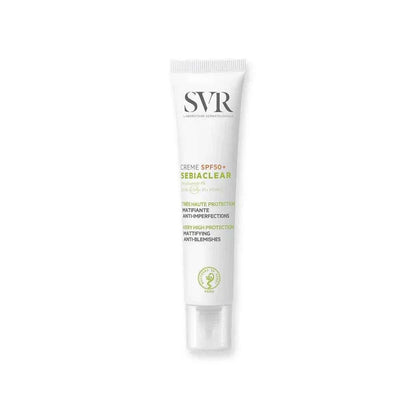 SVR Crème SPF50+ Sebiaclear matifiante anti-imperfections | La Para Du Lac