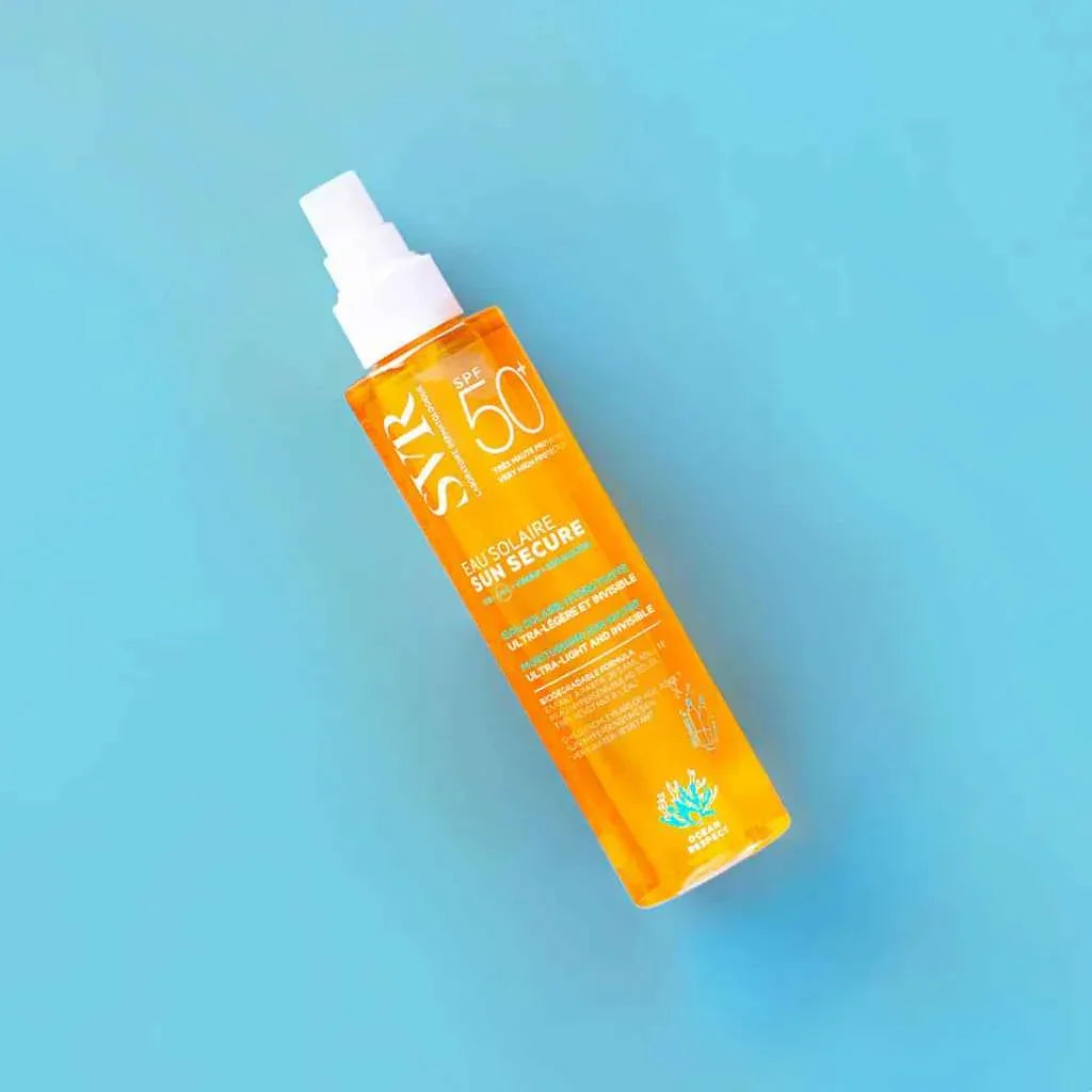 SVR Eau Solaire Sun Secure SPF50+ spray solaire ultra-léger et invisible, peau sensible, original authentique | La Para Du Lac