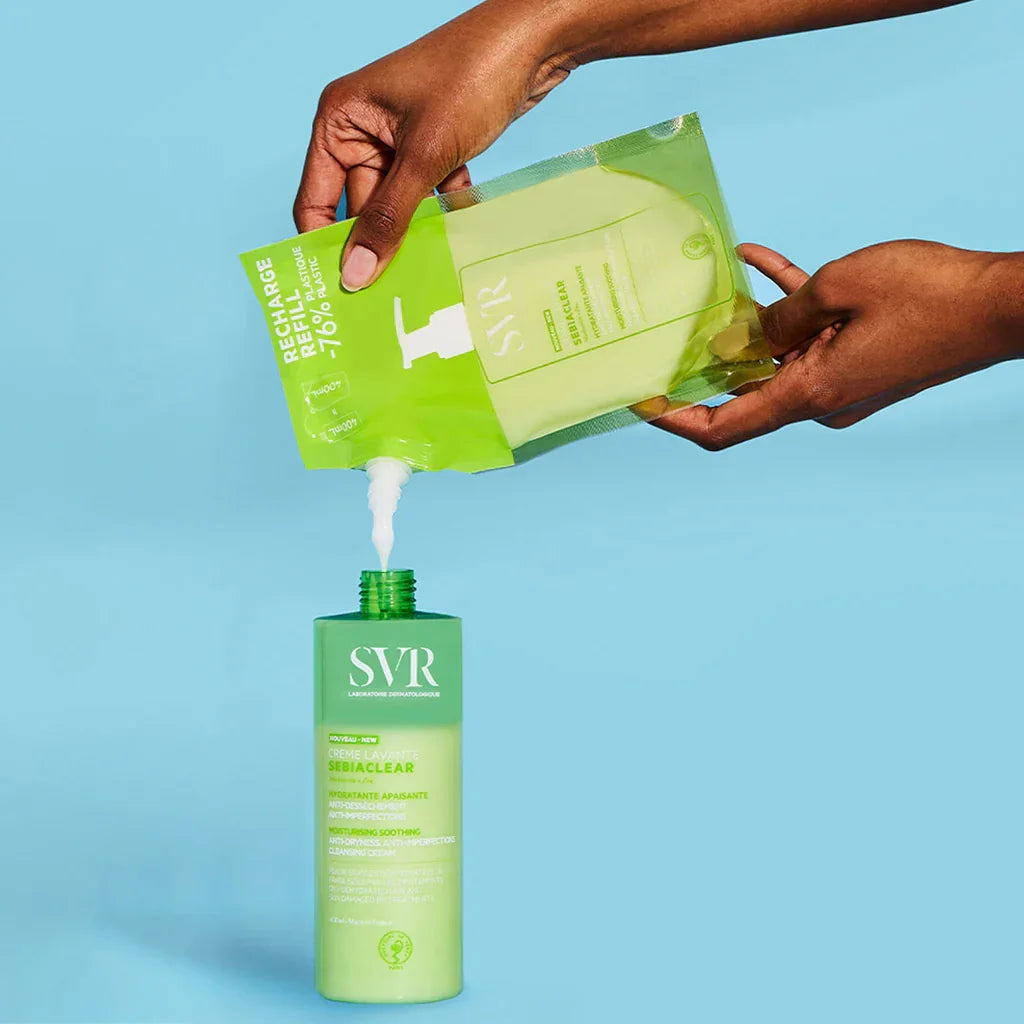 SVR Sebiaclear Crème Lavante Recharge Tunisie original authentique - parapharmacie en ligne La Para Du Lac